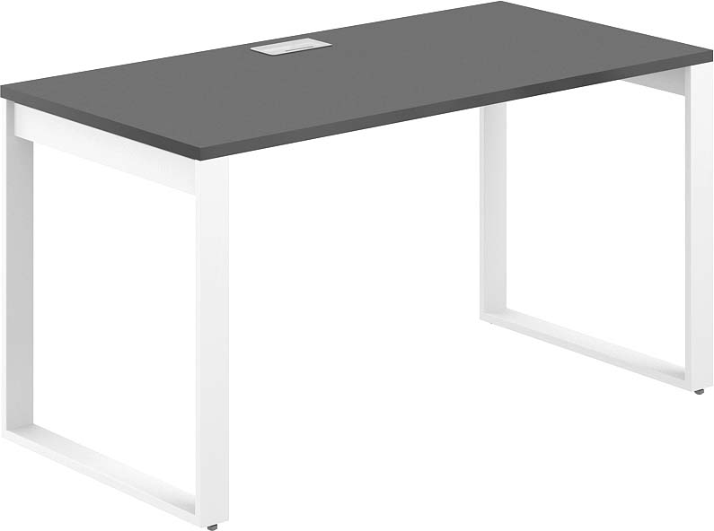 Письменный стол Norden 160x80x75 / AG.109.AN.L.72.WH (белый/антрацит)