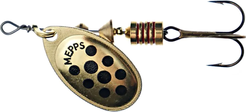 Блесна Mepps Aglia Decoree Gold/Black Dots №1 / 529054