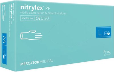 

Перчатки одноразовые, Nitrylex PF текстурированные нестерильные неопудренные