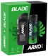 Набор косметики для тела Arko Men Шампунь-гель Black 260мл+Дезодорант-спрей Green Dream 150мл - 