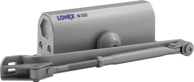 Доводчик с рычагом Нора-М Lonex 330 / 20003 (серый) - 