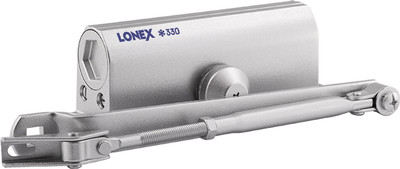 Доводчик с рычагом Нора-М Lonex 330 / 20000 (серебристый) - 