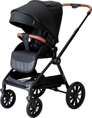 Детская универсальная коляска Tomix Travel 2в1 Z1/2 (Black) - 