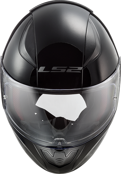 Мотошлем LS2 FF353 Rapid 2 Solid (S, глянцевый черный)