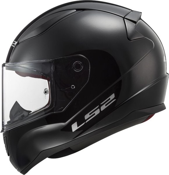 Мотошлем LS2 FF353 Rapid 2 Solid (S, глянцевый черный)
