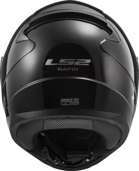 Мотошлем LS2 FF353 Rapid 2 Solid (XXL, глянцевый черный)