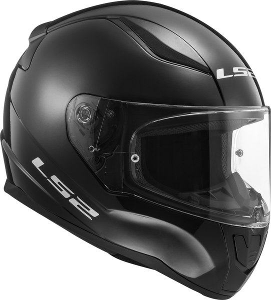 Мотошлем LS2 FF353 Rapid 2 Solid (XXL, глянцевый черный)