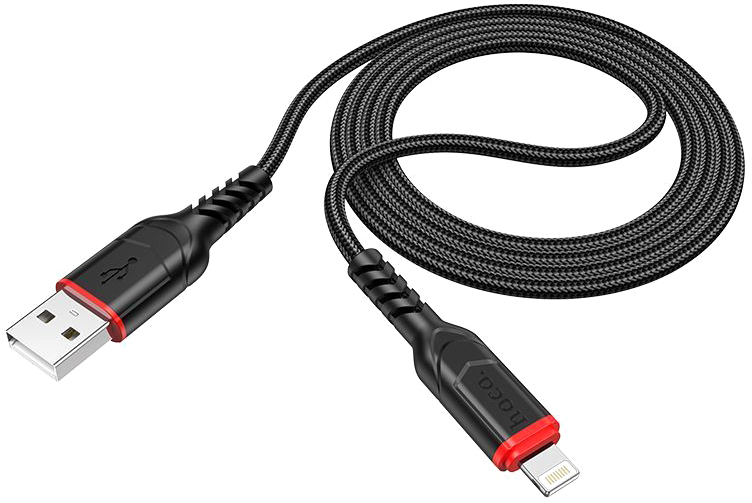 Кабель Hoco X59 Lightning (1м, черный)