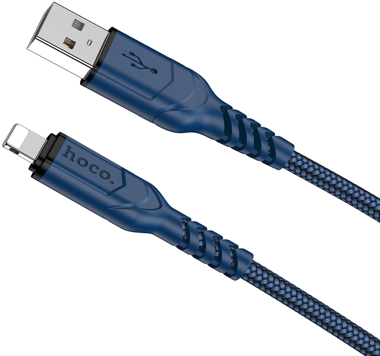 Кабель Hoco X59 Lightning (2м, синий)