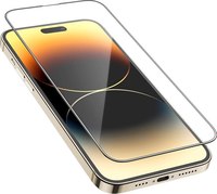 Защитное стекло для телефона Hoco G12 5D для iPhone 14 Pro Max (черный) - 