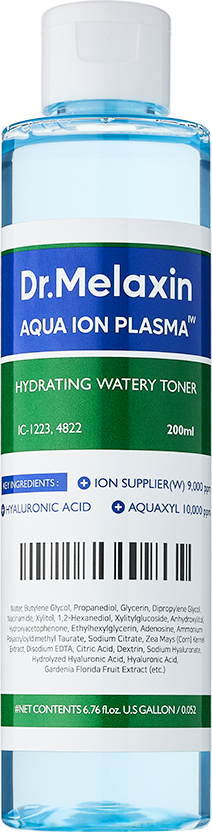 Тонер для лица Dr.Melaxin Aqua Ion Plasma Water Toner (200мл) — фото 1