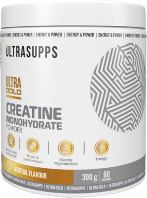 Креатин Ultrasupps Ультра Голд Креатин моногидрат повдер (300г) -