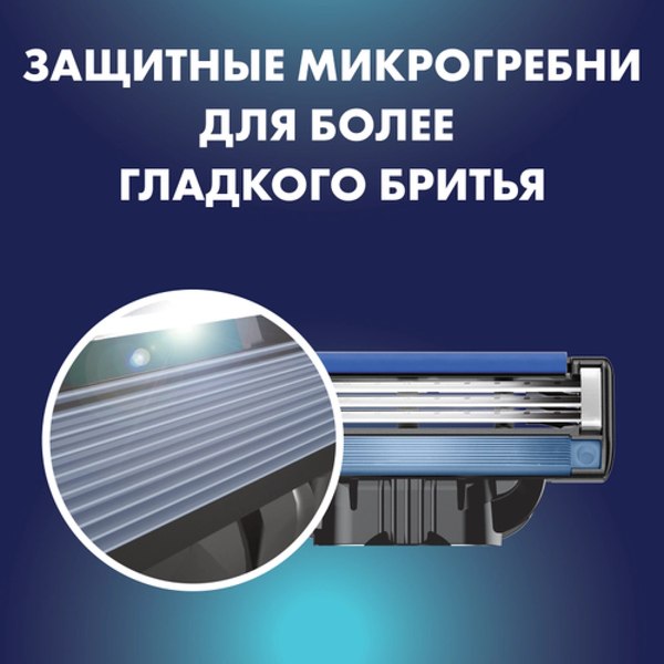 Набор косметики для бритья Gillette Mach3 Станок с 1 сменной кассетой+Пена д/бритья Классическая (50мл)