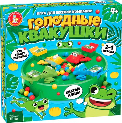 

Настольная игра, Aктив time Голодные квакушки / 70035