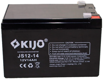 

Аккумуляторная батарея, 12V 14Ah F2 / JS12-14