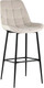 Стул барный Stool Group Флекс AV 405-N02-K14PM-08(B) (велюр бежевый) - 