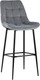 Стул барный Stool Group Флекс AV 405-V12-K14PM-08(B) (велюр велютто серый) - 