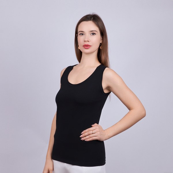 Майка Verally 378-2 (р.170,176-128-134, черный)