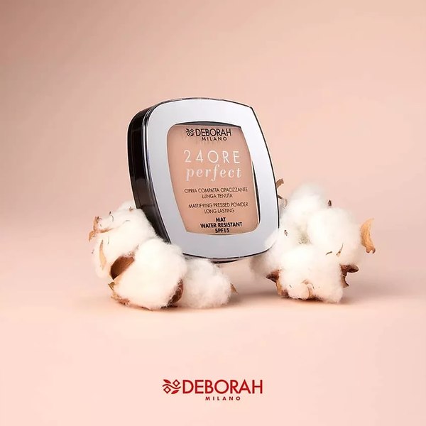 Пудра компактная Deborah Milano 24Ore Perfect Compact Powder тон 01 (9г)