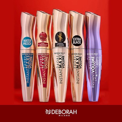 Тушь для ресниц Deborah Milano 24 Ore Instant Maxi Volume Mascara With Ceramides (12мл)