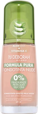 Тональный крем Deborah Milano Formula Pura Nude Foundation тон 01 (30мл)