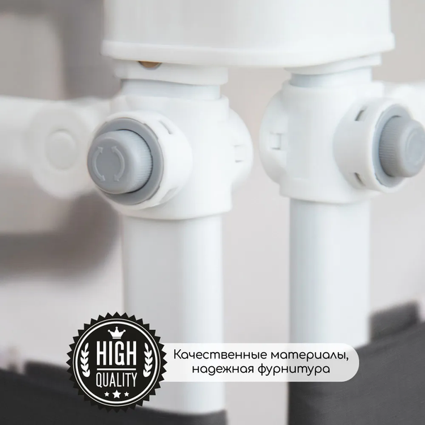 Ограждение для кровати Amarobaby Linear / AB-LIN-BSR-BL-140 (черный)