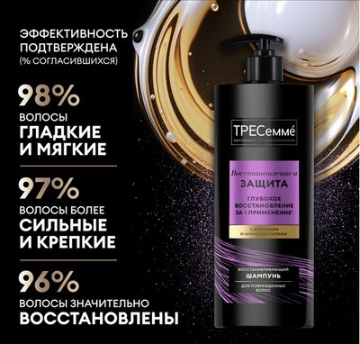 Шампунь для волос Tresemme Восстановление и защита (1л) - 