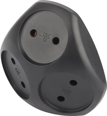 Электроразветвитель ЭРА SPx-3-B / Б0059721 (черный) - 