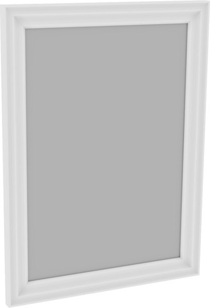 Зеркало ММЦ Кантри 52x70 (белый лак)