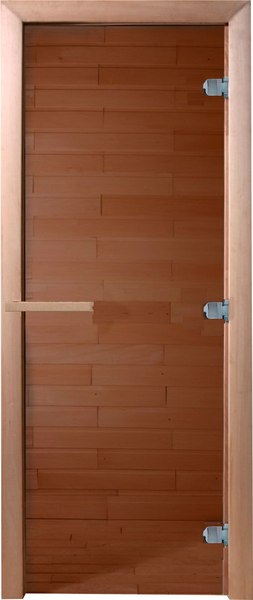 Стеклянная дверь для бани/сауны Doorwood Теплый день 170x70 (коробка хвоя)