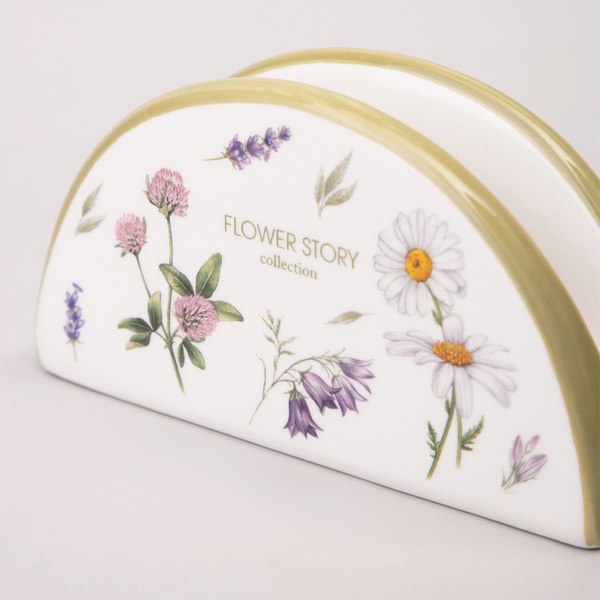 Салфетница Agness Flower Story 358-2176