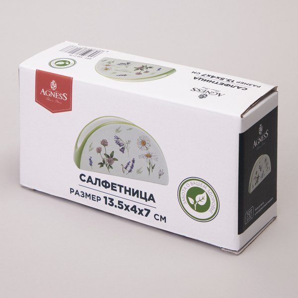Салфетница Agness Flower Story 358-2176
