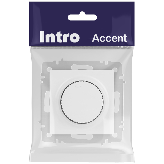 Диммер INTRO Accent 6-401-01М / Б0063671 (белый матовый) — фото 6