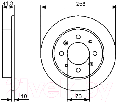 

Тормозной диск Bosch, 0986479462