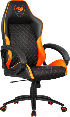 Кресло геймерское Cougar Fusion (черный/оранжевый)