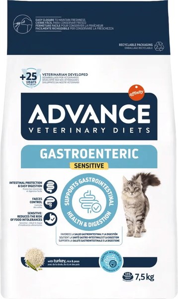 Сухой корм для кошек Advance VetDiet Gastro Sensitive с индейкой