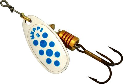 

Блесна, Comet 2 Silver/Blue Dots / 529336