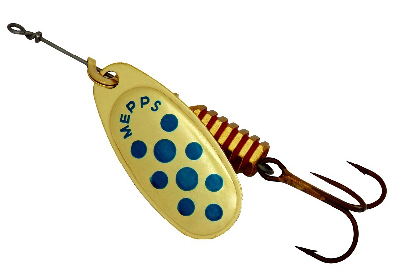Блесна Mepps Comet 5 Gold/Blue Dots / 529346