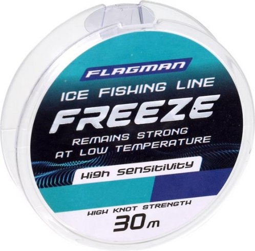 Леска монофильная Flagman Fishing Freeze Ice 30м 0.064мм 0.36кг / FRZIL_064
