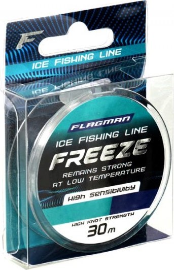 Леска монофильная Flagman Fishing Freeze Ice 30м 0.064мм 0.36кг / FRZIL_064