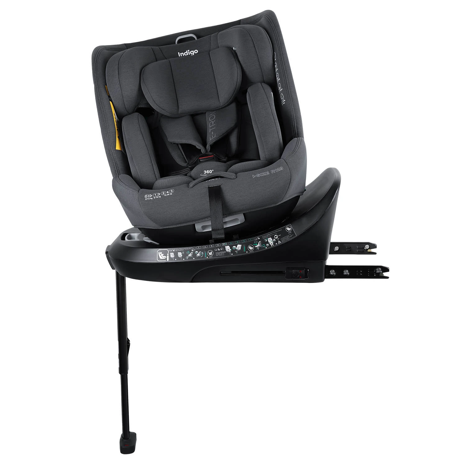Автокресло INDIGO E-Tron Isofix I-Size (серый) — фото 6