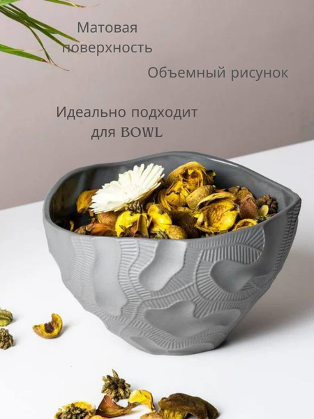 Декоративное блюдо Merry Bear Home Decor Китай CY3821C (графит)