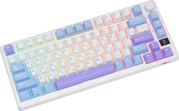 Клавиатура Royal Kludge RK-M75 (Taro Milk/Brown Switch)