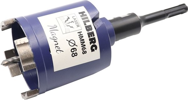 Коронка Hilberg Laser Magnet 4T 68x65мм / HMM68