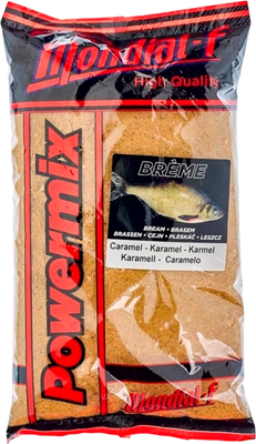 Прикормка рыболовная Mondial-F Powermix Bream Caramel / SE-48665 (2.5кг) - 