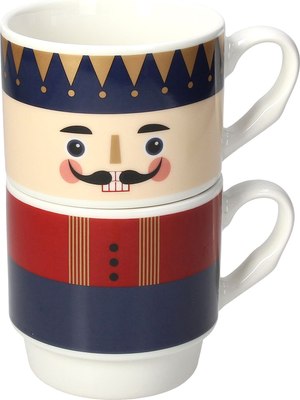 

Набор кружек, Natale Stacking Щелкунчик NT685456092