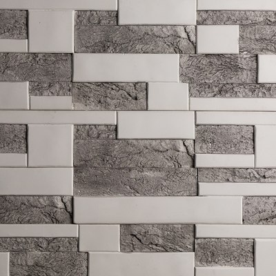 Декоративный камень гипсовый Stone Mill Сланец Мозаичный ПГД-1-Л 1206 (серый) - 