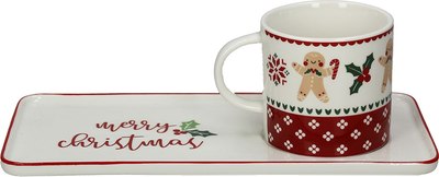 

Кружка с блюдцем, New Milk & Coffee Ginger / NL684012914
