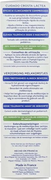 Крем детский Mustela для кожи головы при молочных корочках (40мл)