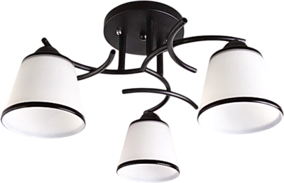 Люстра Aitin-Pro НПБ 02-3x60-101 / 1498/3 (черный) - 